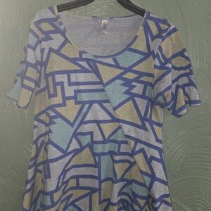 Geometric Patterned Women's Top